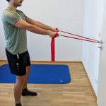 Theraband row