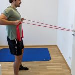 Theraband row
